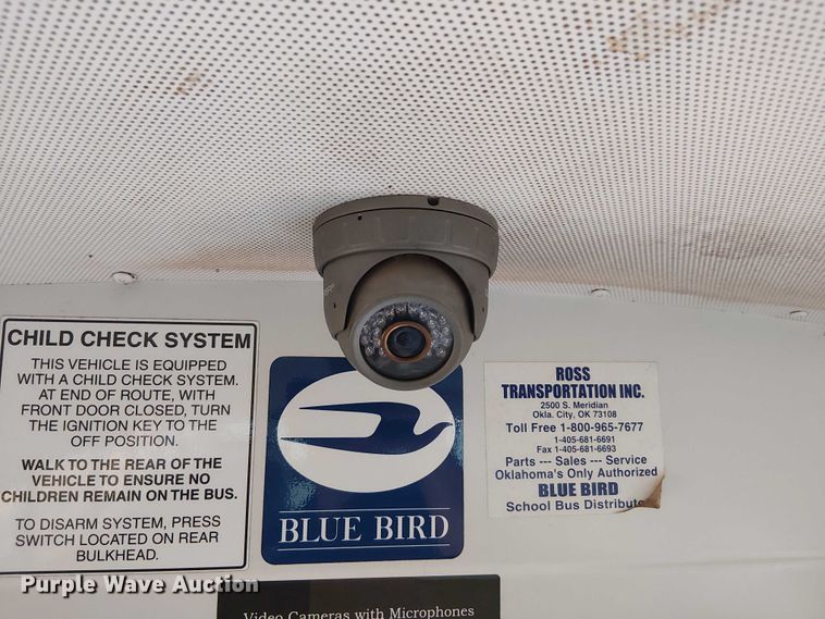 image for item DJ7854 2016 BlueBird Vision school bus