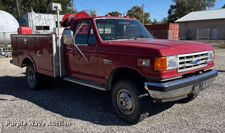 image for item DK0022 1990 Ford F350 brush fire truck