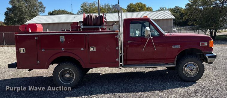 image for item DK0022 1990 Ford F350 brush fire truck