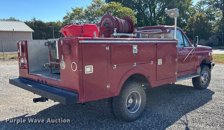 image for item DK0022 1990 Ford F350 brush fire truck