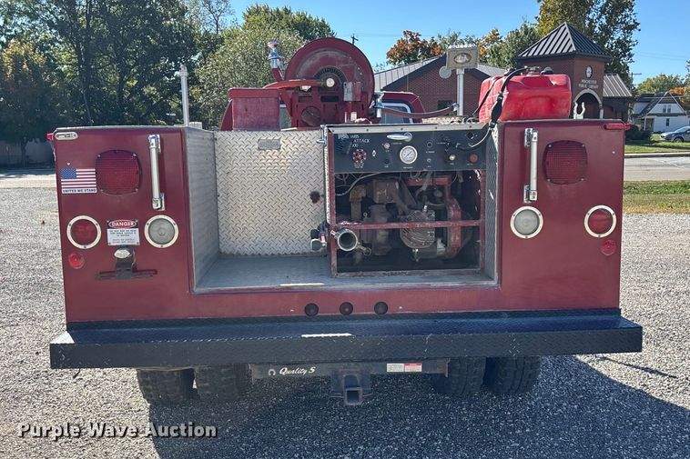 image for item DK0022 1990 Ford F350 brush fire truck