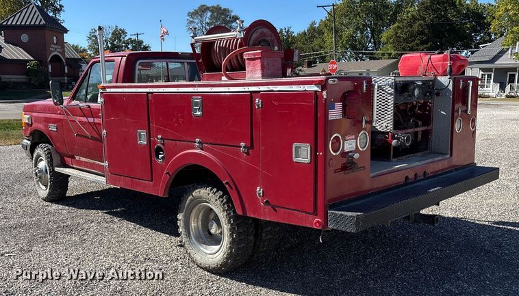 image for item DK0022 1990 Ford F350 brush fire truck