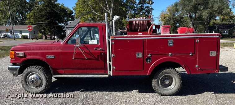 image for item DK0022 1990 Ford F350 brush fire truck