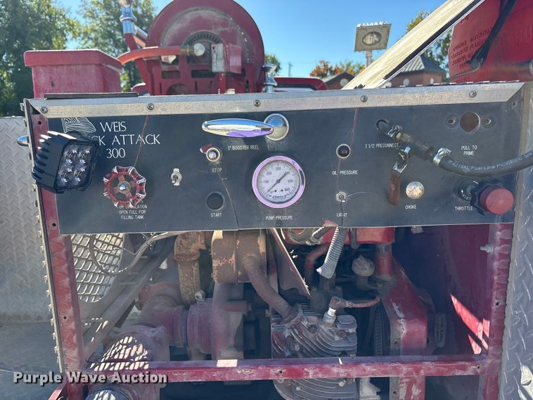 image for item DK0022 1990 Ford F350 brush fire truck