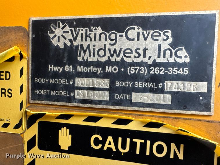 image for item DO2399 2011 International WorkStar 7500 dump truck