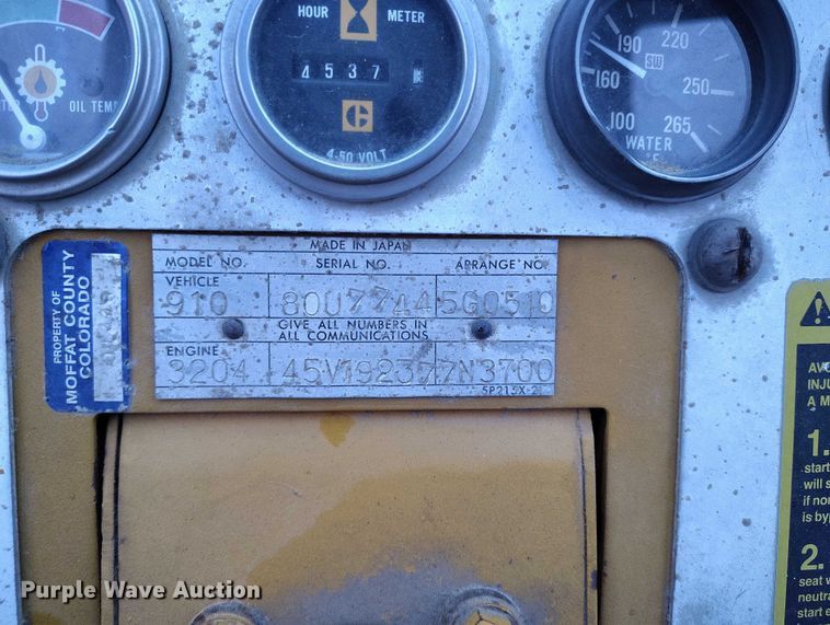 image for item DP5073 1978 Caterpillar 910 wheel loader