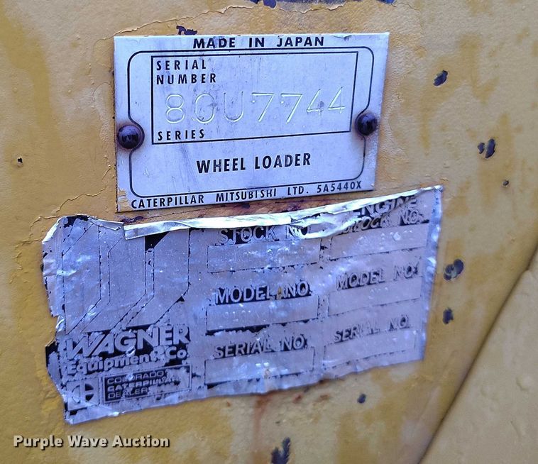 image for item DP5073 1978 Caterpillar 910 wheel loader