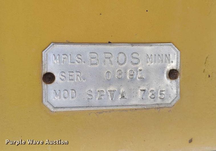 image for item DP5079 Bros Vibradyne SPVA 735 single drum roller