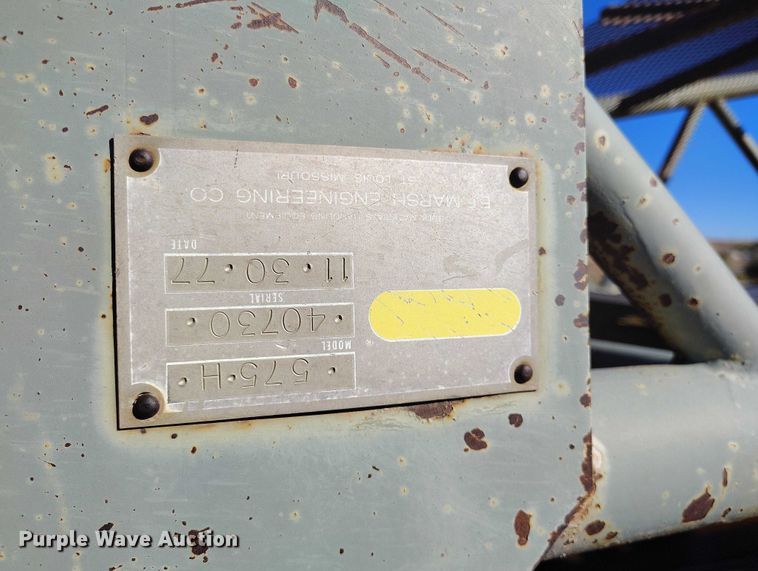 image for item DP5095 1977 E.F. Marsh Engineering 575H conveyor