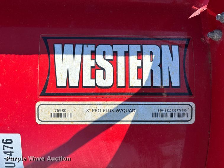image for item DU1476 Western Pro Plus snow plow