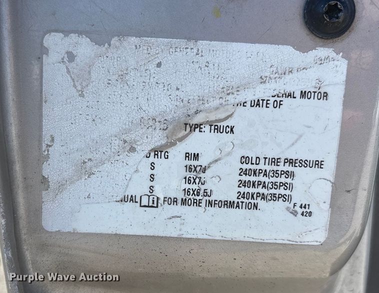 image for item DU1477 2004 Chevrolet Silverado 1500 Ext. Cab pickup truck