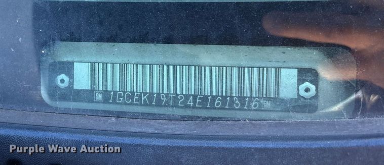 image for item DU1477 2004 Chevrolet Silverado 1500 Ext. Cab pickup truck