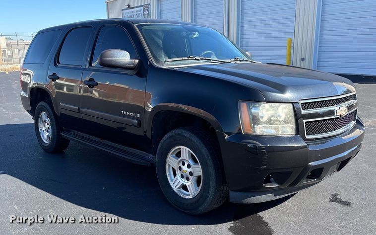 image for item DU1484 2008 Chevrolet Tahoe Police SUV
