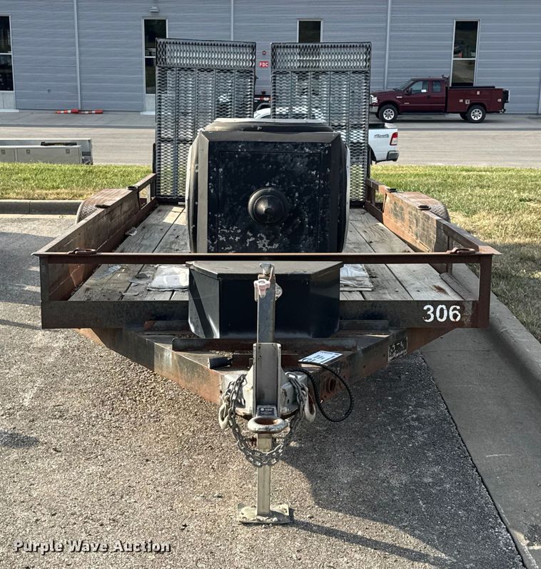 image for item DU3534 1987 JFW utility trailer