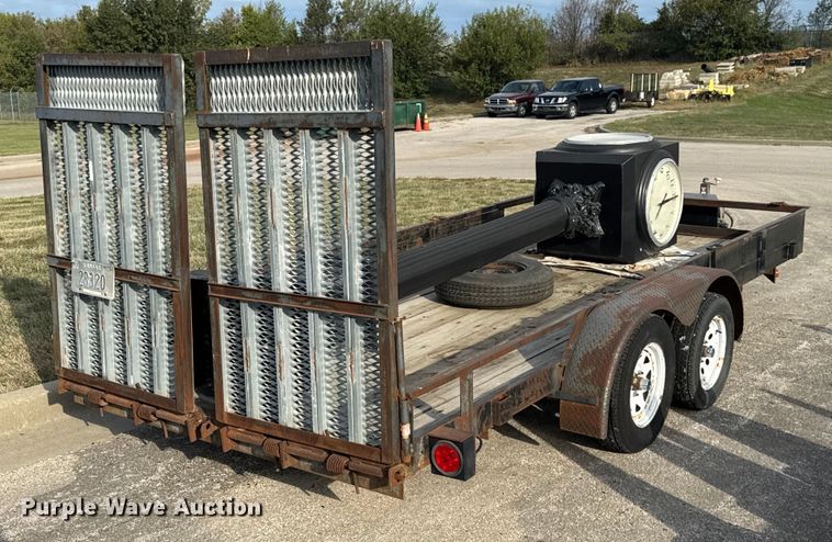 image for item DU3534 1987 JFW utility trailer