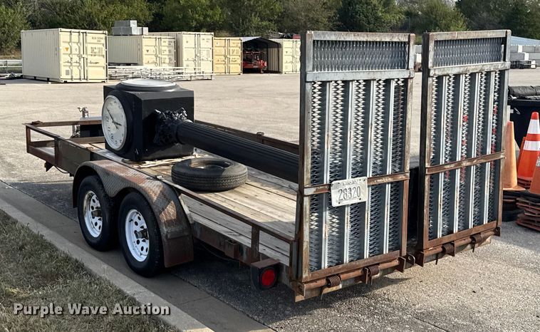 image for item DU3534 1987 JFW utility trailer