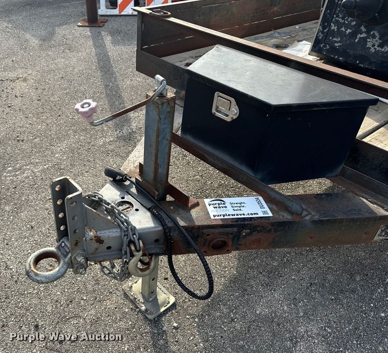 image for item DU3534 1987 JFW utility trailer