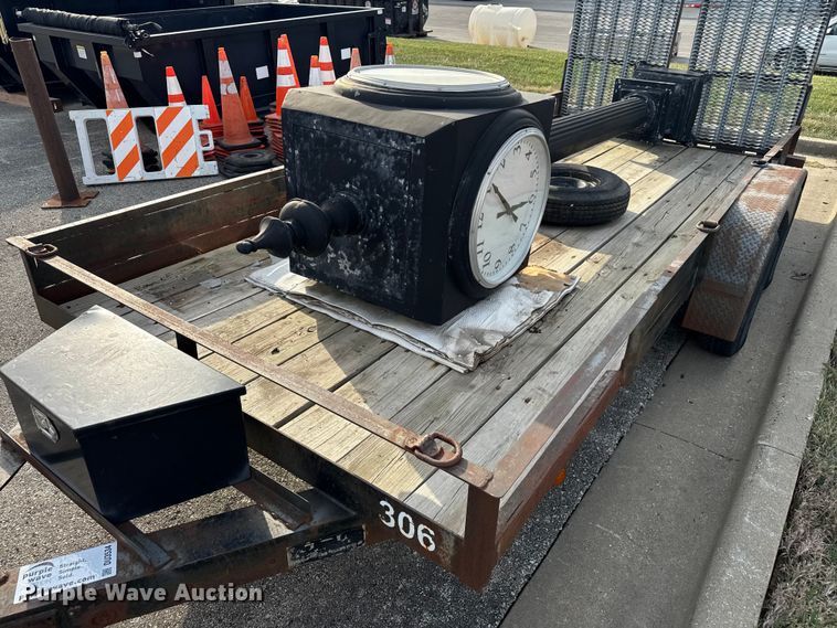 image for item DU3534 1987 JFW utility trailer