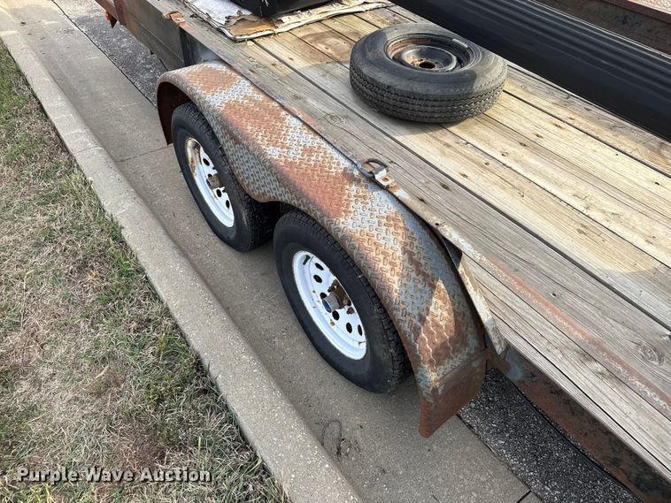 image for item DU3534 1987 JFW utility trailer