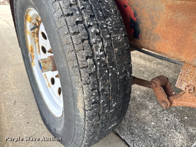 image for item DU3534 1987 JFW utility trailer