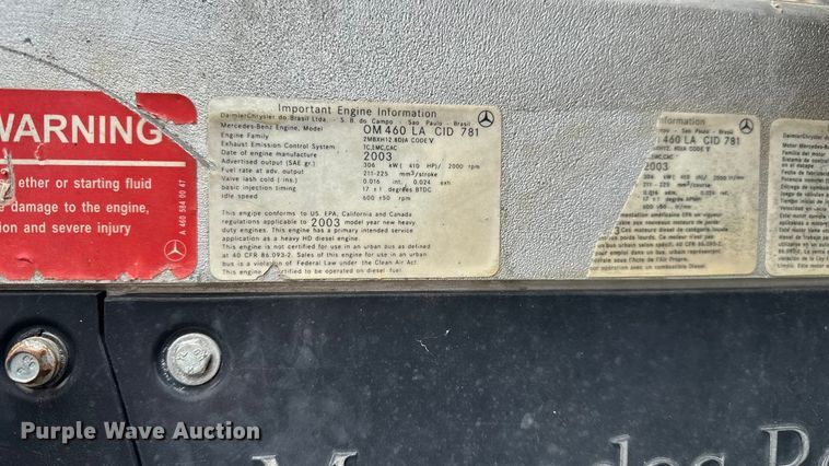 image for item DU3603 2004 Sterling L-Line dump truck