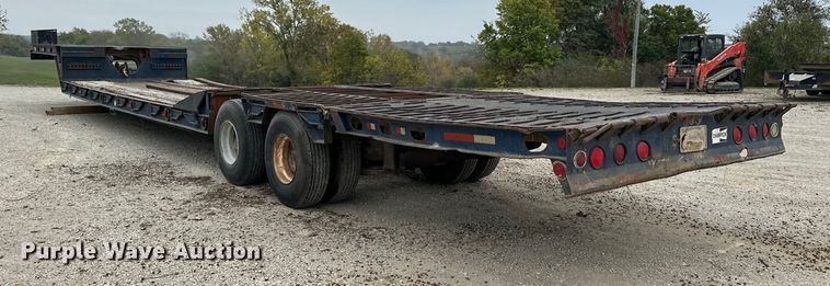 image for item DU3608 1974 Hyster drop deck hydraulic tail equipment trailer