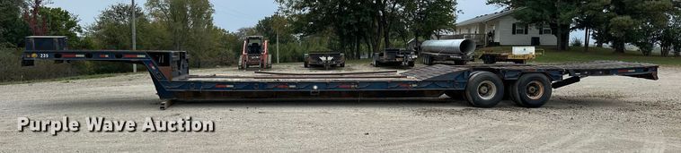 image for item DU3608 1974 Hyster drop deck hydraulic tail equipment trailer