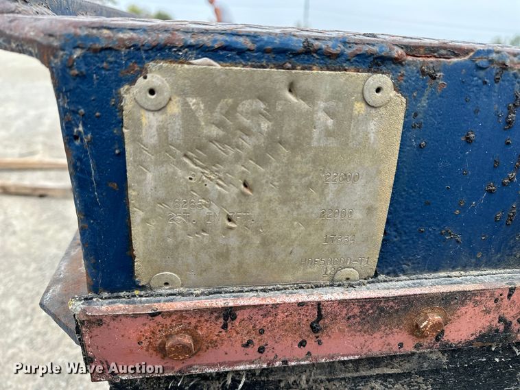 image for item DU3608 1974 Hyster drop deck hydraulic tail equipment trailer