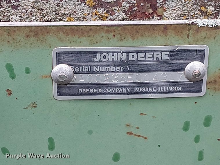 image for item DU3612 John Deere 235 double off-set disk