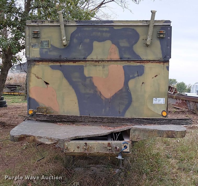 image for item DU3616 1960 Hamilton dry van trailer