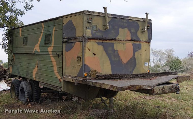 image for item DU3616 1960 Hamilton dry van trailer