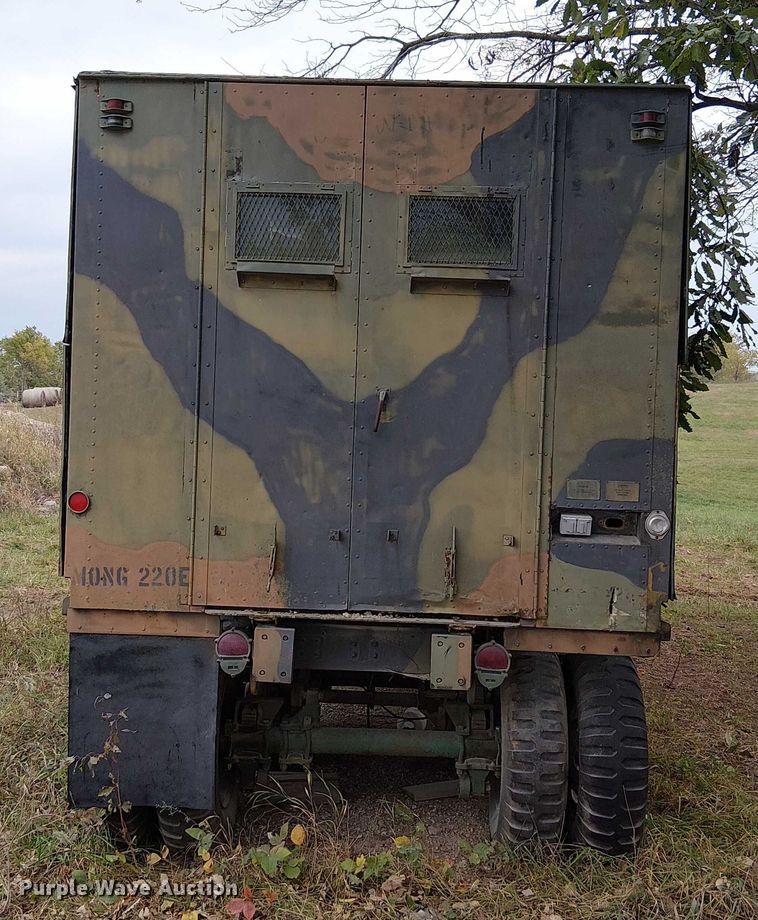 image for item DU3616 1960 Hamilton dry van trailer