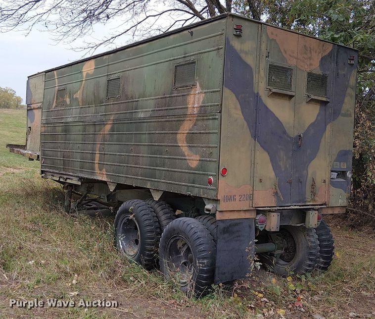 image for item DU3616 1960 Hamilton dry van trailer