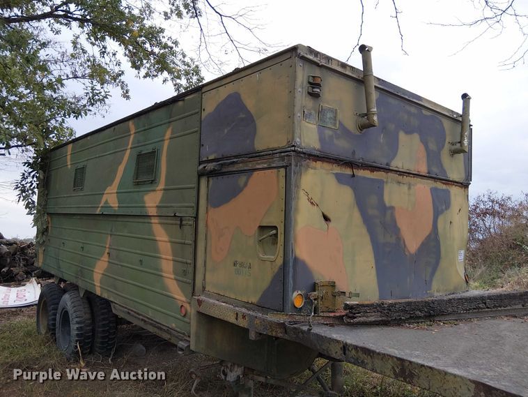 image for item DU3616 1960 Hamilton dry van trailer