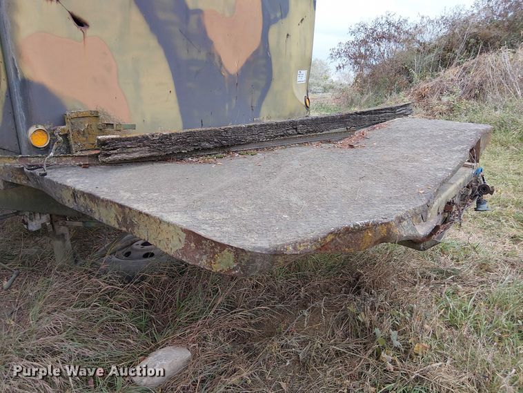 image for item DU3616 1960 Hamilton dry van trailer