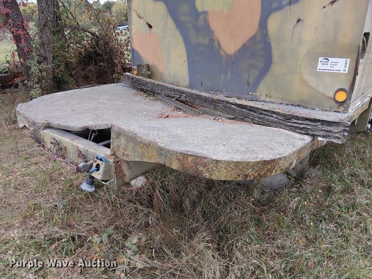 image for item DU3616 1960 Hamilton dry van trailer