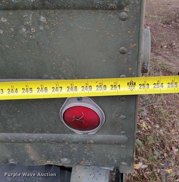 image for item DU3616 1960 Hamilton dry van trailer