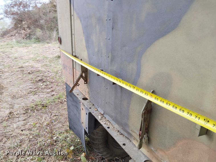 image for item DU3616 1960 Hamilton dry van trailer