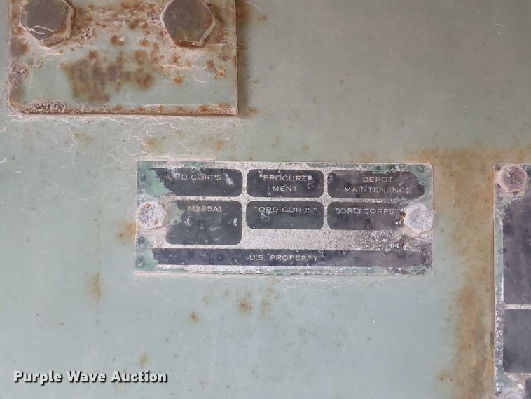 image for item DU3616 1960 Hamilton dry van trailer