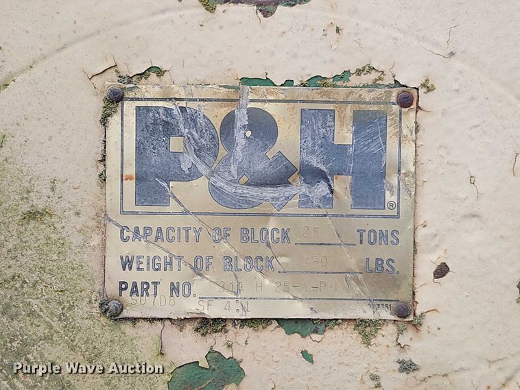 image for item DU3617 P&H T-250 crane