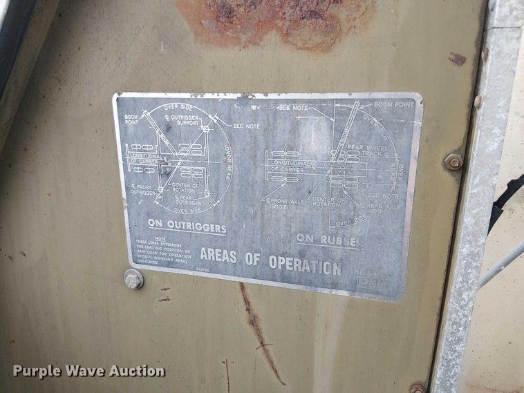 image for item DU3617 P&H T-250 crane