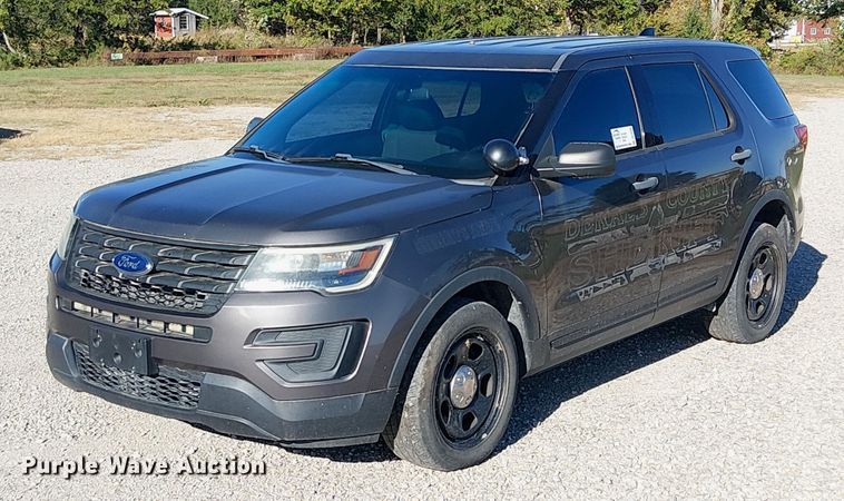 image for item DU3666 2016 Ford Explorer Police Interceptor SUV
