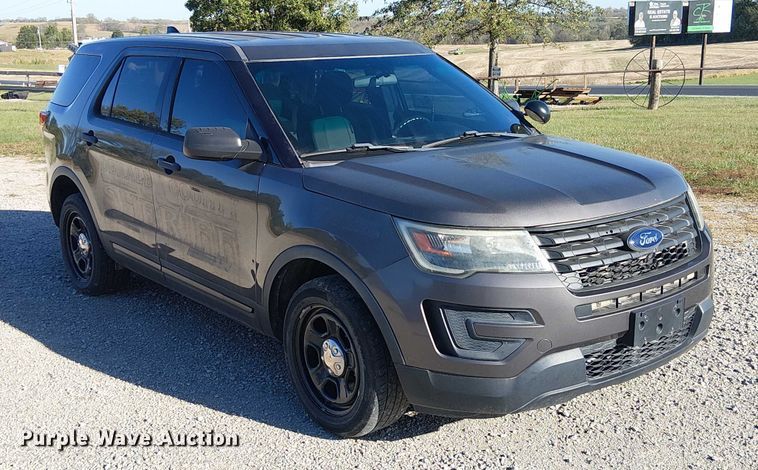 image for item DU3666 2016 Ford Explorer Police Interceptor SUV