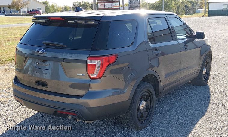 image for item DU3666 2016 Ford Explorer Police Interceptor SUV