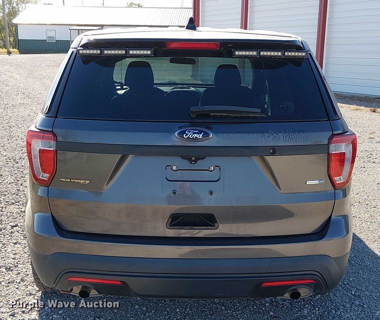 image for item DU3666 2016 Ford Explorer Police Interceptor SUV