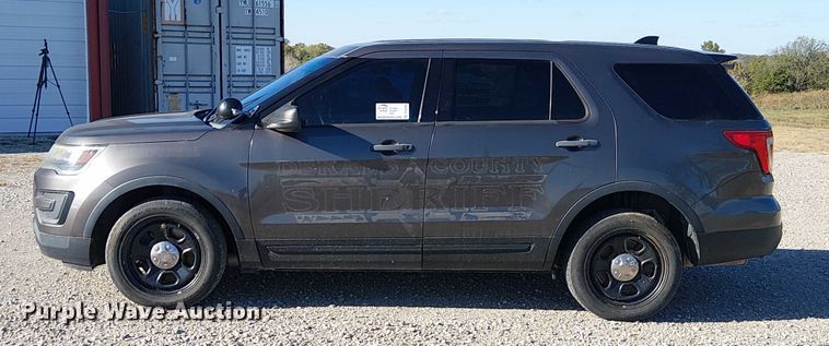 image for item DU3666 2016 Ford Explorer Police Interceptor SUV