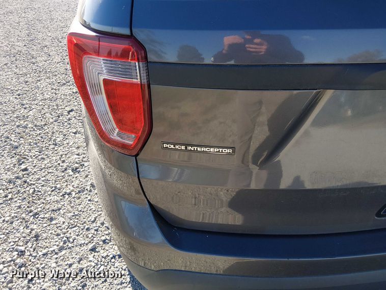 image for item DU3666 2016 Ford Explorer Police Interceptor SUV