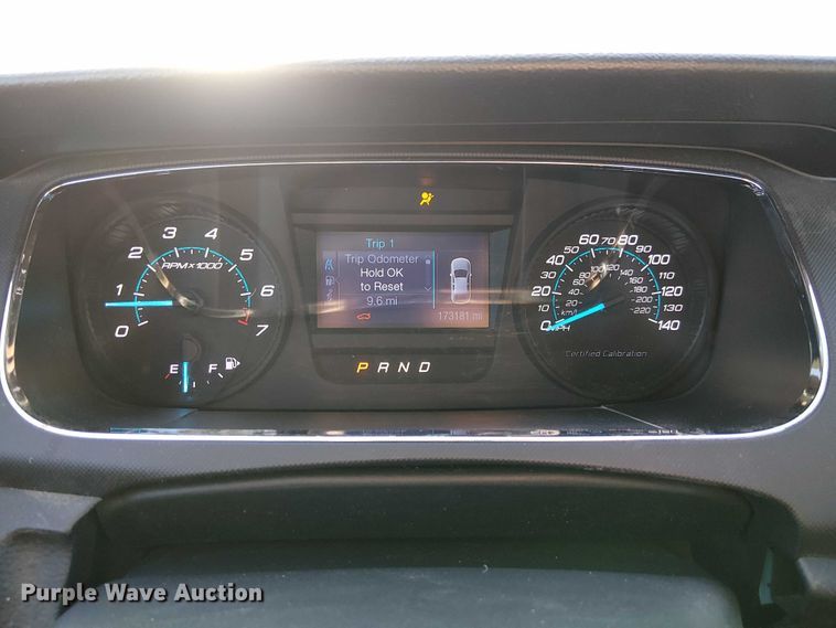 image for item DU3667 2013 Ford Taurus Police Interceptor 