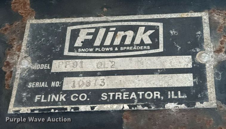 image for item DU7859 Fink snow plow