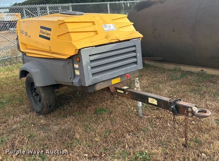 image for item DW4278 2007 Atlas Copco XAS 185JD7 air compressor